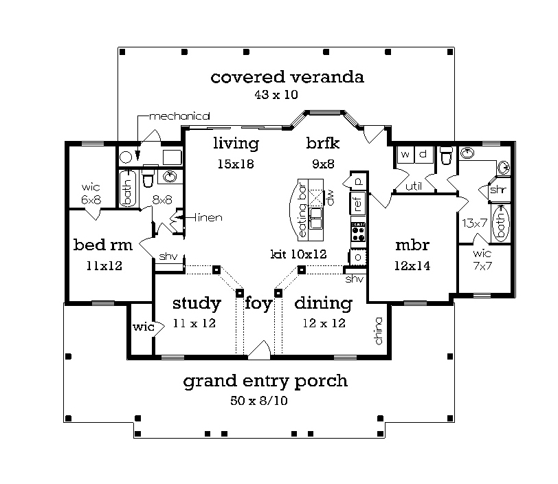 3 Bedrooms and 2.5 Baths - Plan 4745